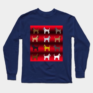 mascotas de rojo Long Sleeve T-Shirt